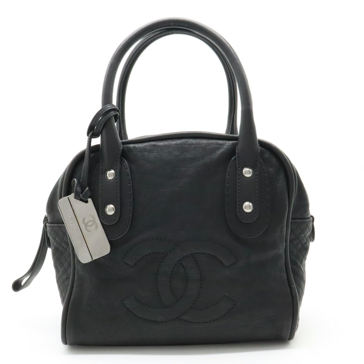 CHANEL パンチング　ボストン　ココマーク　ハンドバッグ　メッシュ　レザー 楽天市場】【バッグ】CHANEL シャネル ココマーク ハンドバッグ