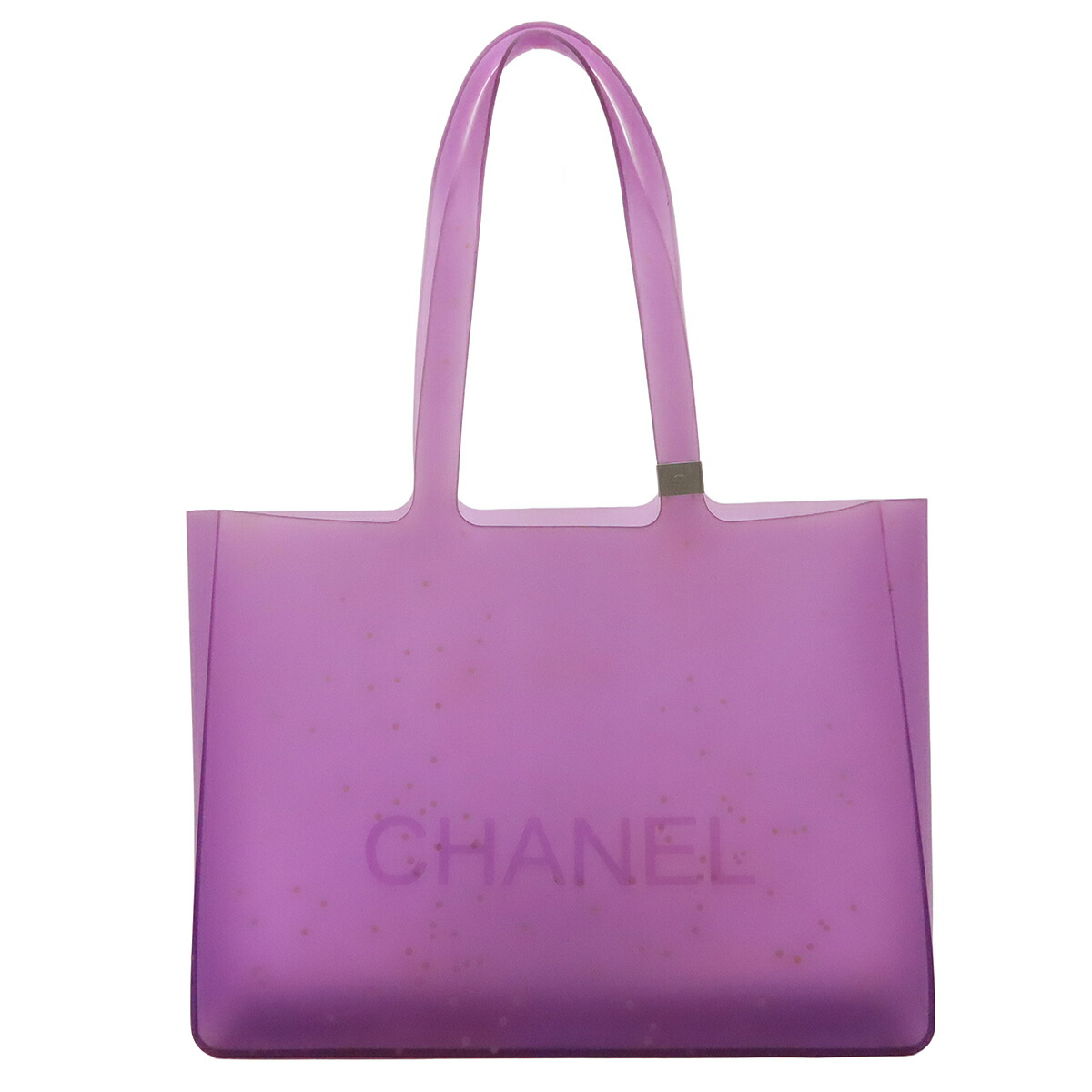 楽天市場】CHANEL シャネル ロゴ ラバートート トートバッグ