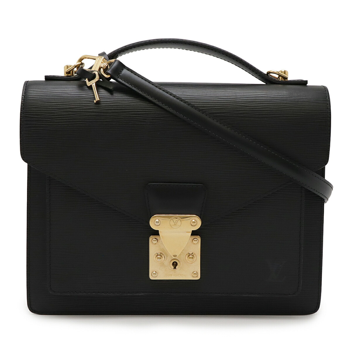 Louis Vuitton エピ　モンソー　ブラック　箱つき 楽天市場】【バッグ】LOUIS VUITTON ルイ ヴィトン エピ モンソー