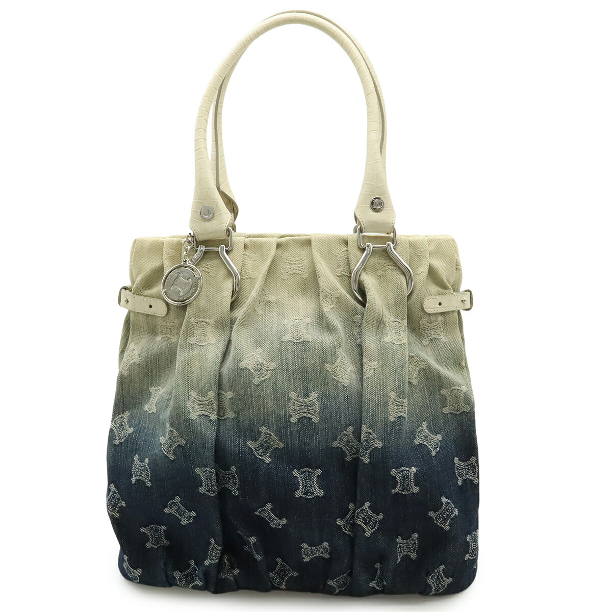 楽天市場】CELINE セリーヌ マカダム柄 トートバッグ ショルダーバッグ