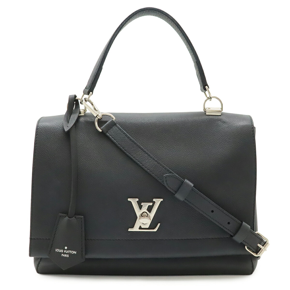 LOUIS VUITTON ルイ ヴィトン ロックミー カルターブル ハンドバック 2WAY ショルダーバッグ ソフトカーフレザー ノワール 黒 黒いこと M50250  【中古】