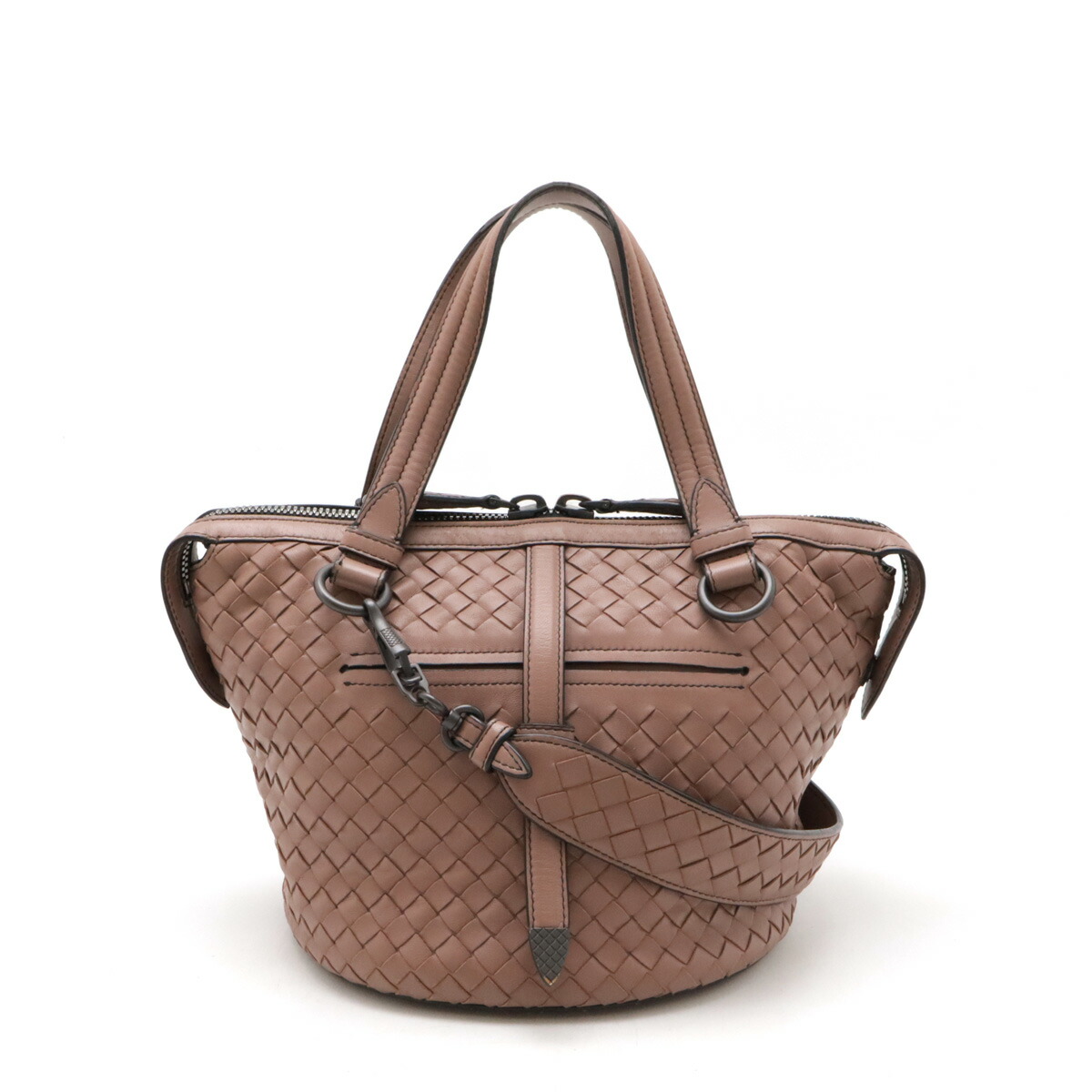 ★ボッテガヴェネタ　イントレチャート　パンプス ボッテガヴェネタ BOTTEGA VENETA パンプス 37 C - レザー 黒