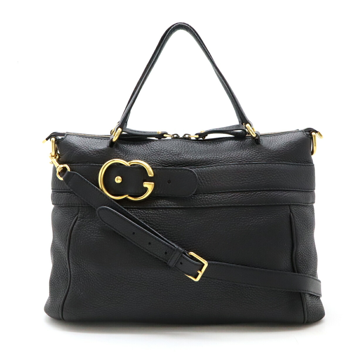 GUCCI グッチ　ロゴ　エナメル　バッグ　カバン 2way 黒　ブラック 楽天市場】GUCCI グッチ ダブルGロゴ ハンドバッグ 2WAY
