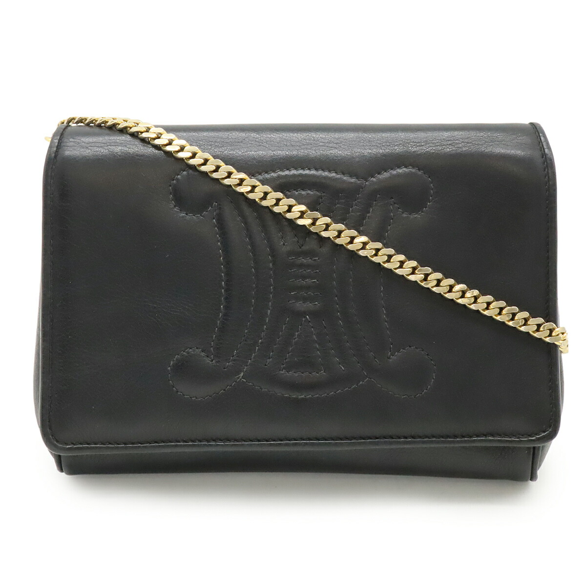 楽天市場】CELINE セリーヌ オーバルバッグ キュイル トリオンフ