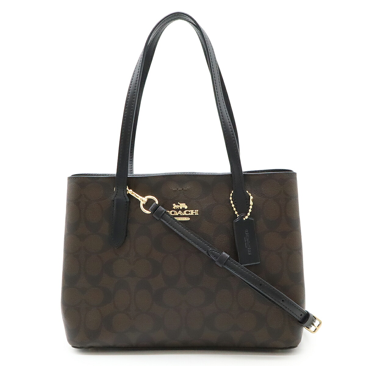 良品 COACH PVC ベージュ トートバッグ 肩掛け 73293 ✨美品✨ コーチ トートバッグ シグネチャー PVC レザー 肩掛け