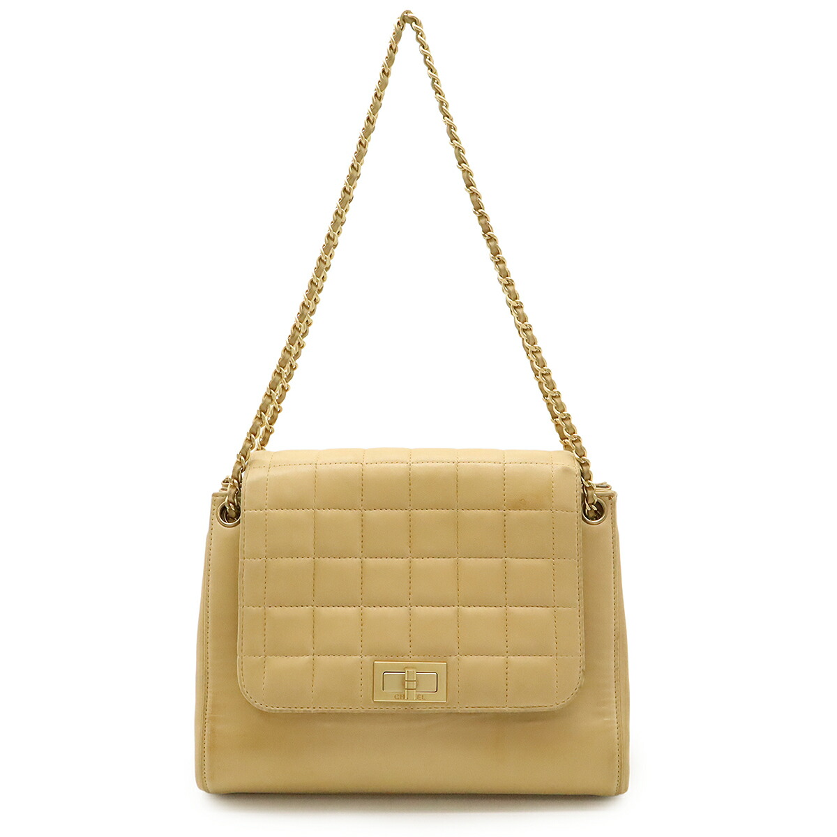 楽天市場】CHANEL シャネル 2.55 チョコバー チェーンバッグ