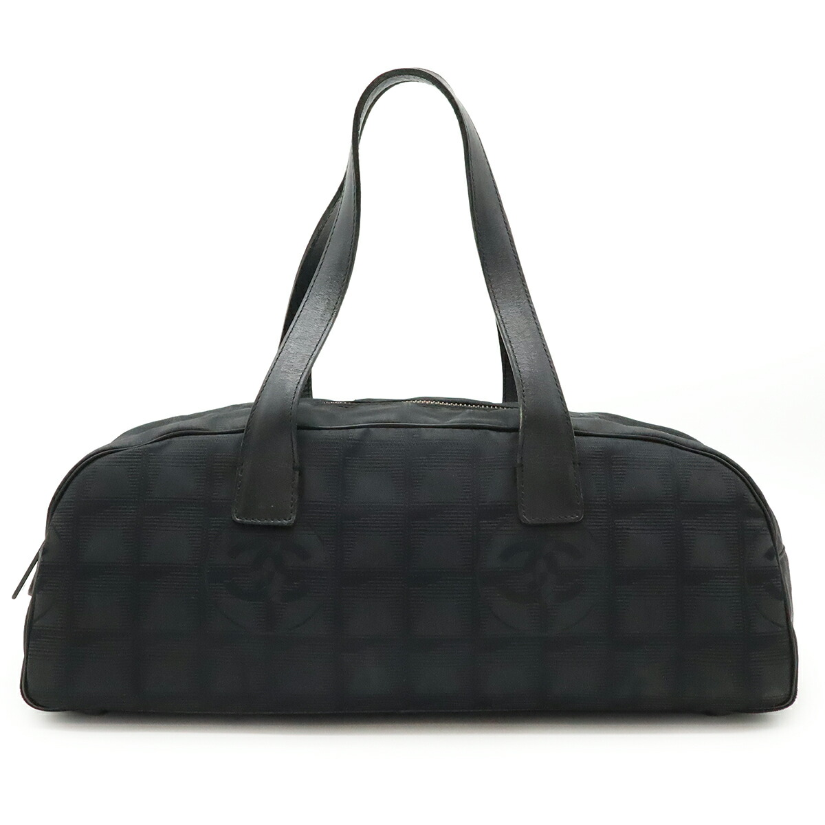 CHANEL シルバー ナイロン ボストンバッグ シャネル(CHANEL) 中古 ナイロン ボストンバッグ | 通販・人気
