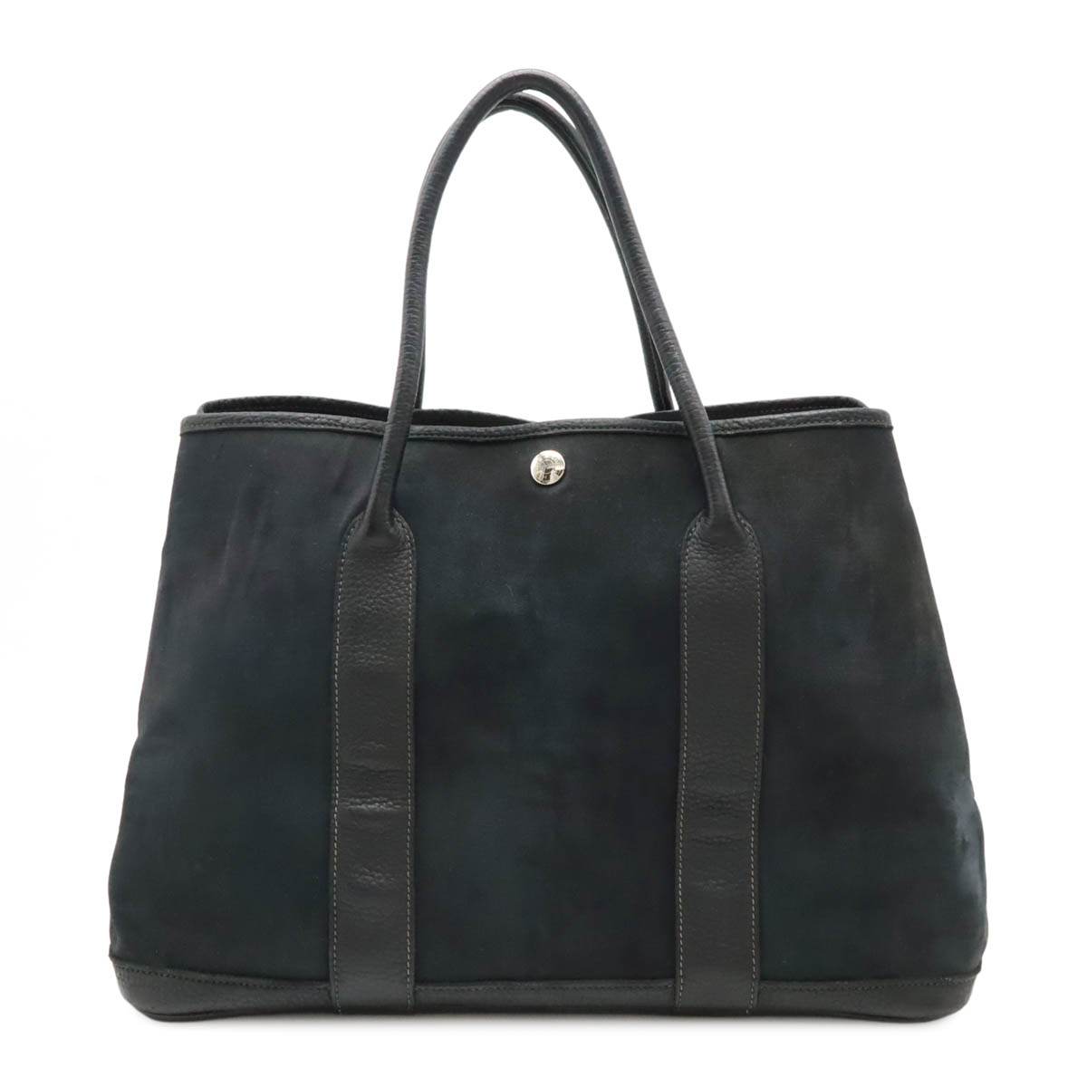 エルメス ガーデンパーティPM トワルオフィシエ ブラック レザー キャンバス エルメス ガーデンパーティー PM ブラック トワルオフィシエ