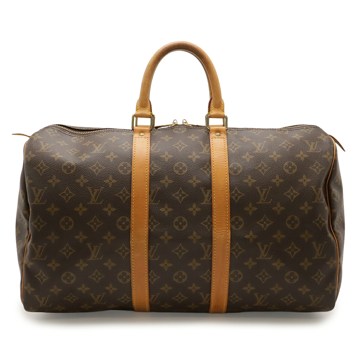 LOUIS VUITTON ルイ ヴィトン モノグラム キーポル45 ボストンバッグ ハンドバッグ 旅行カバン トラベルバッグ M41428 【中古】