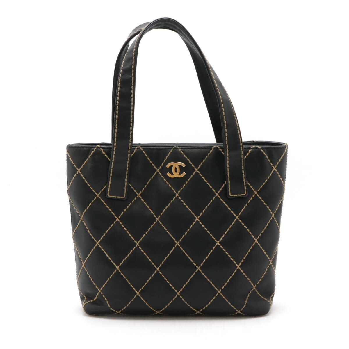 楽天市場】CHANEL シャネル ワイルドステッチ ココマーク トート