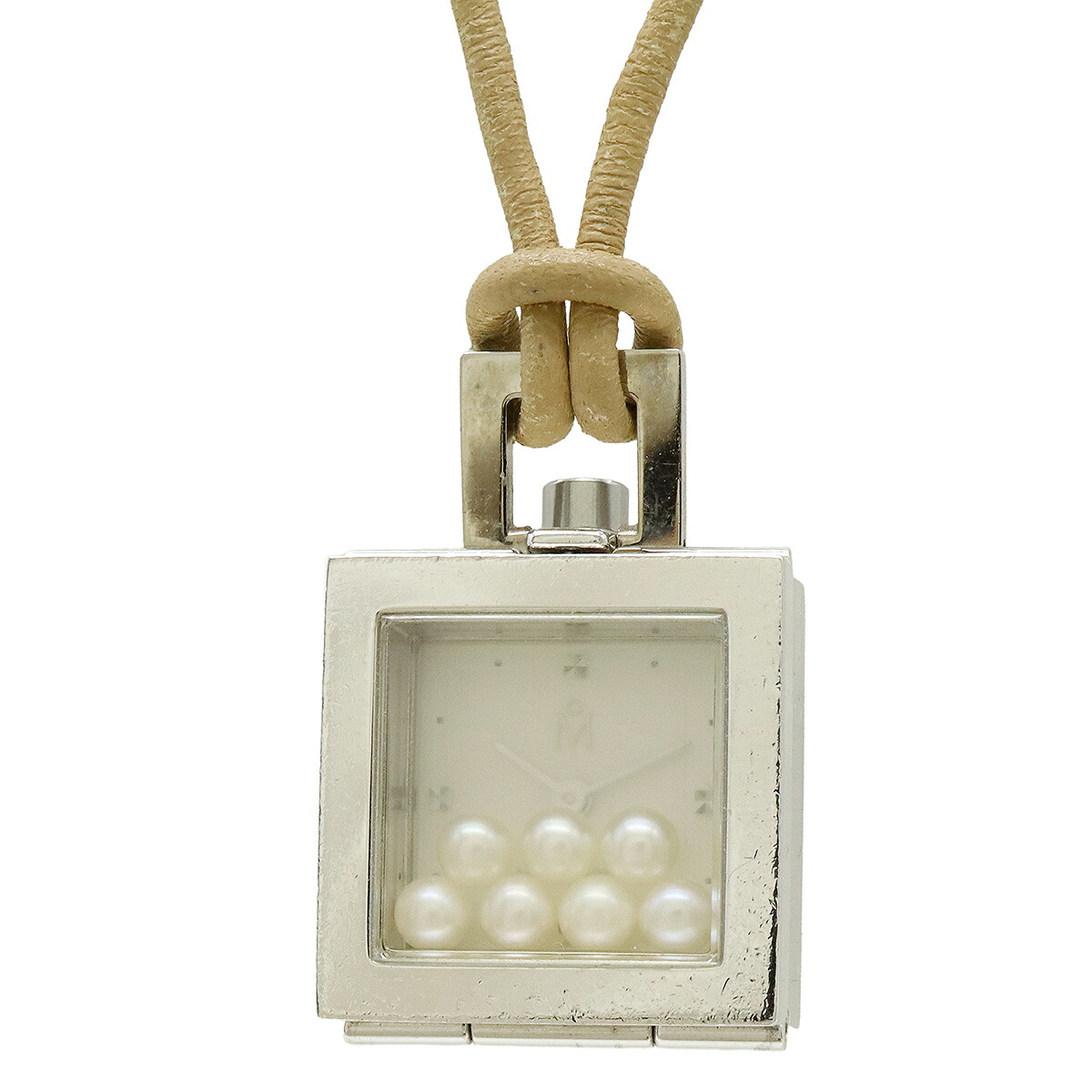 MIKIMOTO 銀製 ペンダントウォッチ MIKIMOTO ミキモト ペンダントウォッチ パール シルバー 【431