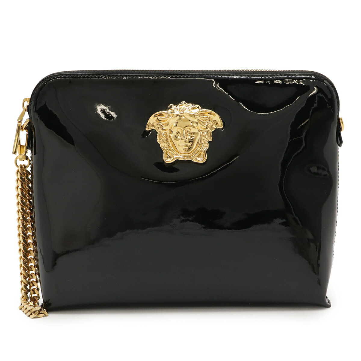 未使用☆VERSACE ヴェルサーチ レザー セカンド ハンド バッグ 未使用☆VERSACE ヴェルサーチ レザー セカンド ハンド バッグ