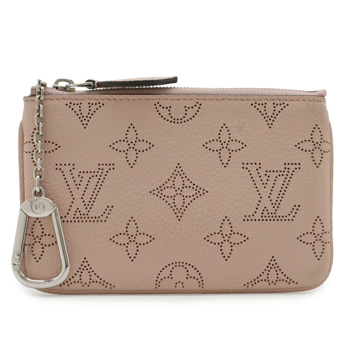LOUIS VUITTON ルイ ヴィトン モノグラムマヒナ ポシェット クレ コインケース 御釣り入れ 鋳貨銭入れ マグノリア サクラ色 足懸かり引っ掛かり付き添い人 M69508 【中古】