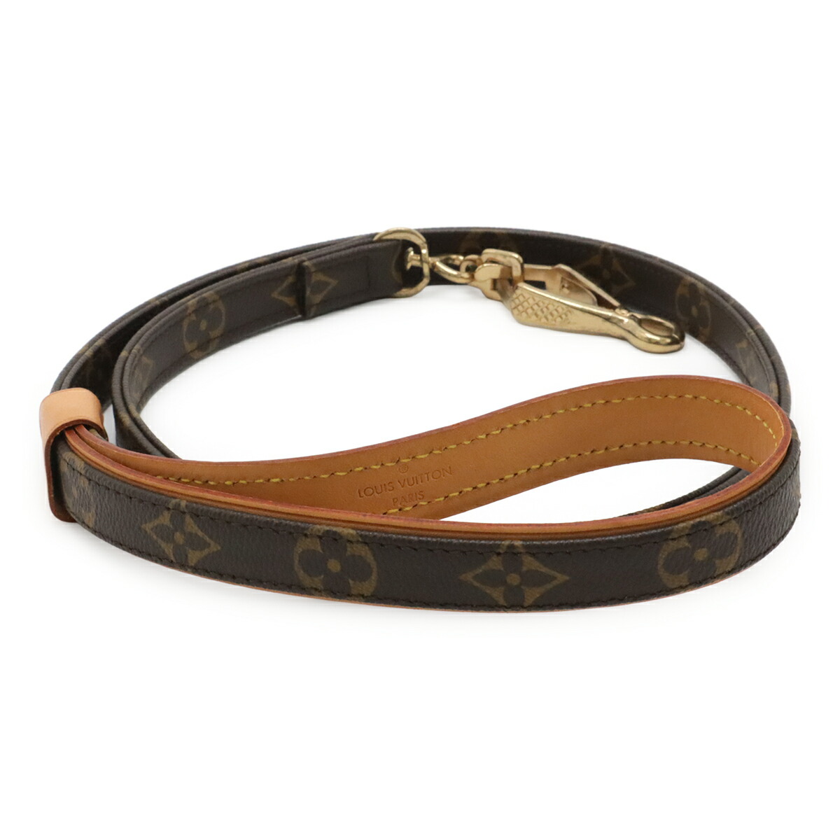 LOUIS VUITTON ルイ ヴィトン モノグラム レッス バクスターMM ドッグリード 愛玩動物装置 犬 M58056 【中古】