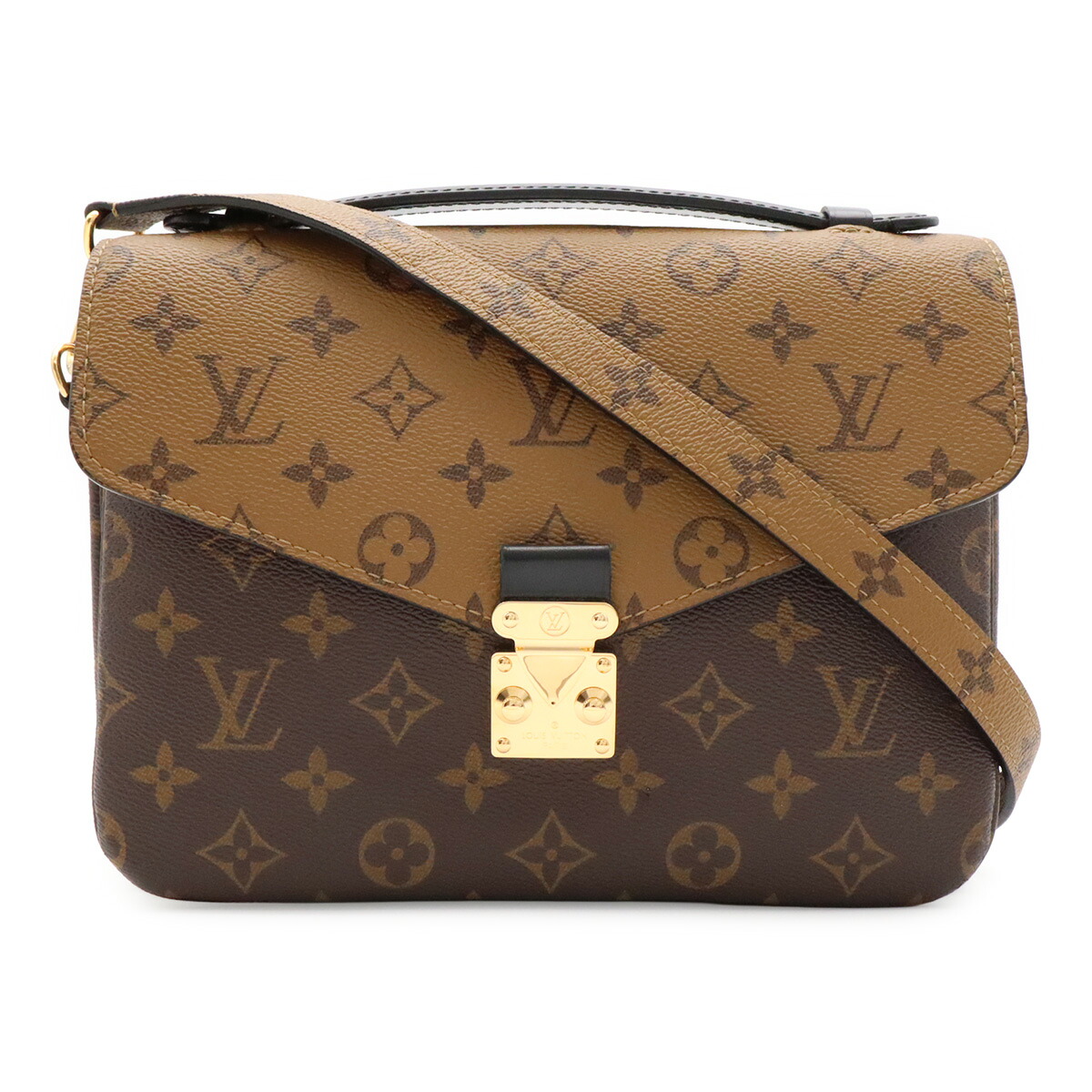 LOUIS VUITTON ルイ ヴィトン モノグラムリバース ポシェット メティスMM ハンドバッグ 2WAY ショルダーバッグ 斜め掛け M44876 【中古】｜ブルーミン／森田質店