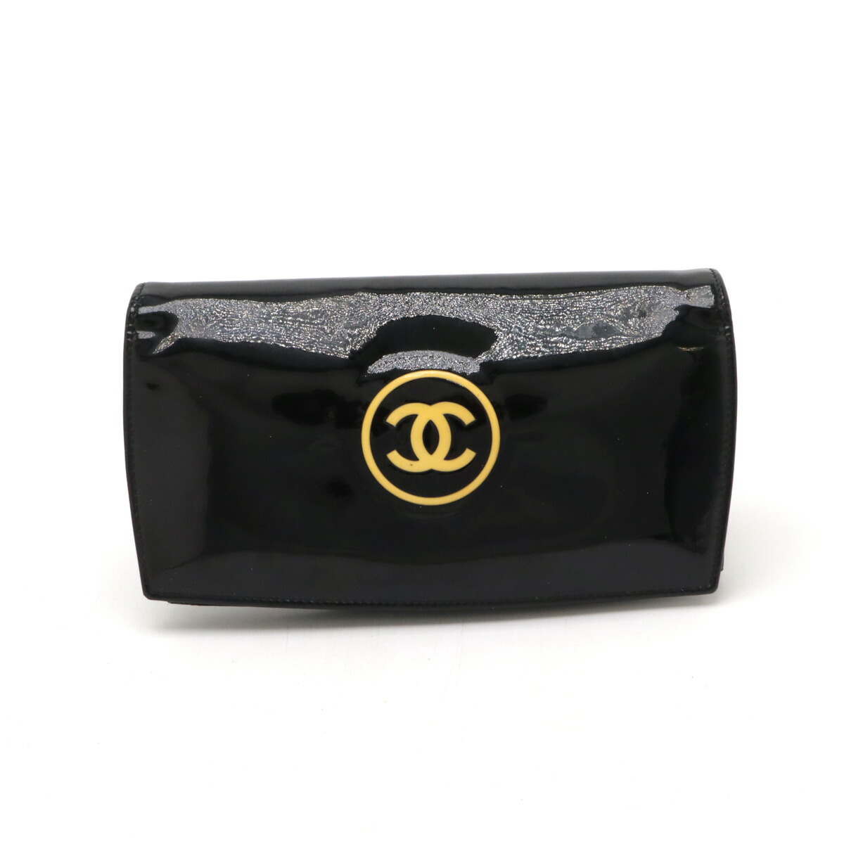 CHANEL　二つ折り　長財布　パテントレザー　3425 楽天市場】【財布】CHANEL シャネル マトラッセ ココマーク 2