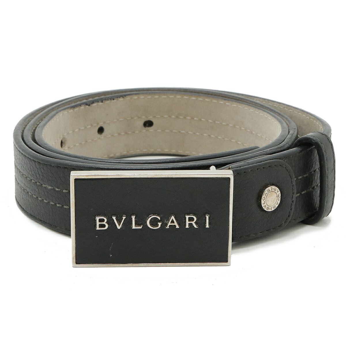 BVLGARI ブルガリ ベルト レザー ブラウン スクエア バックル 楽天市場】BVLGARI ブルガリ スクエアロゴ ベルト レザー