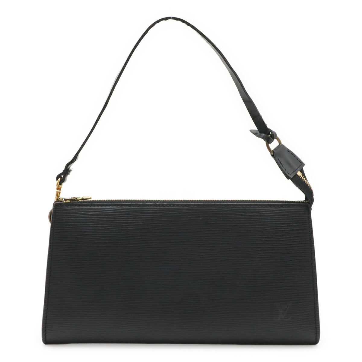LOUIS VUITTON ルイ ヴィトン エピ ポシェット アクセソワール 付属物合切袋 ハンドバック ノワール 黒 黒いこと ゴールド金具 M52942 【中古】