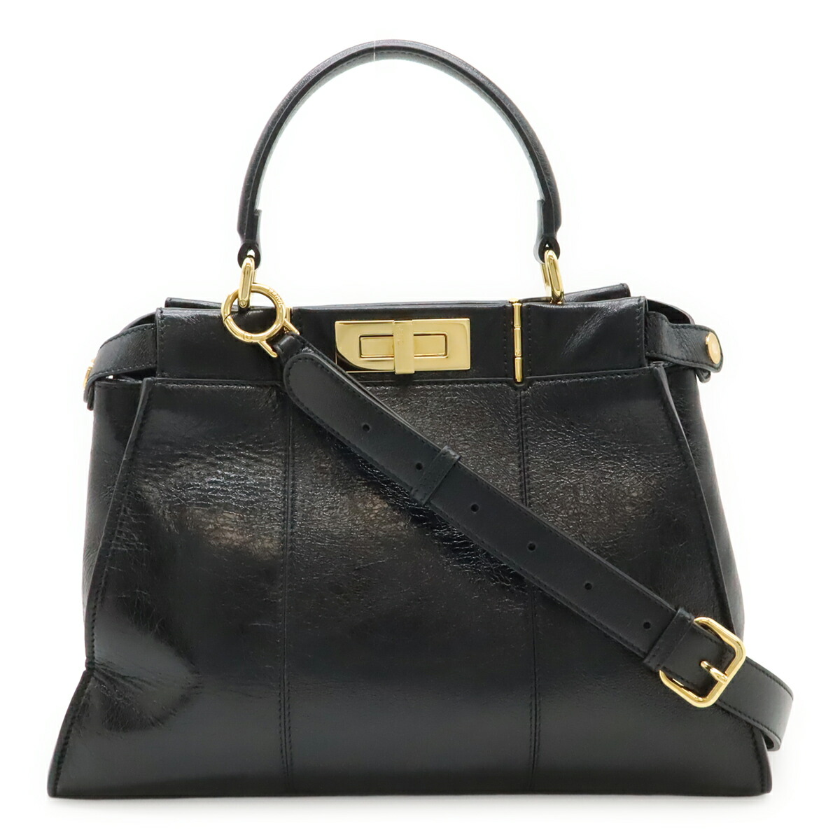 楽天市場】【美品】 フェンディ ピーカブー ミニ ナッパレザー