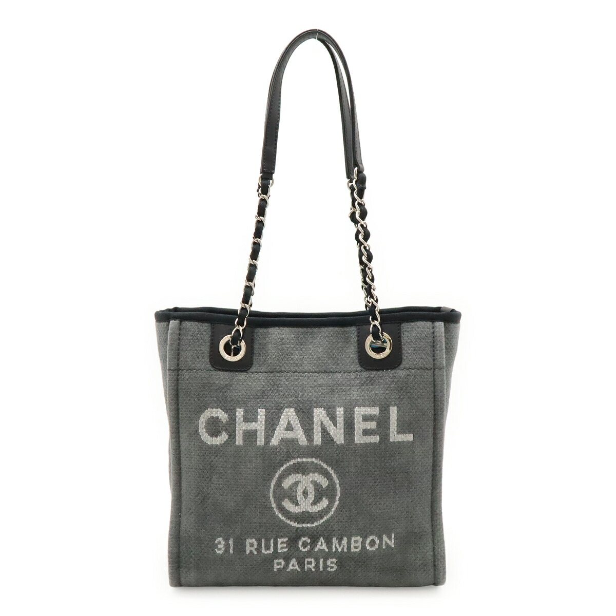 楽天市場】CHANEL シャネル ドーヴィル トートバッグ チェーン