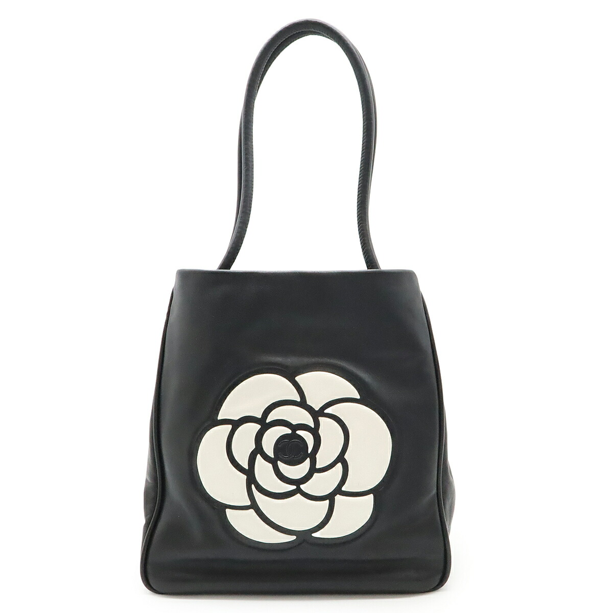 楽天市場】CHANEL シャネル カメリア ロゴ トートバッグ