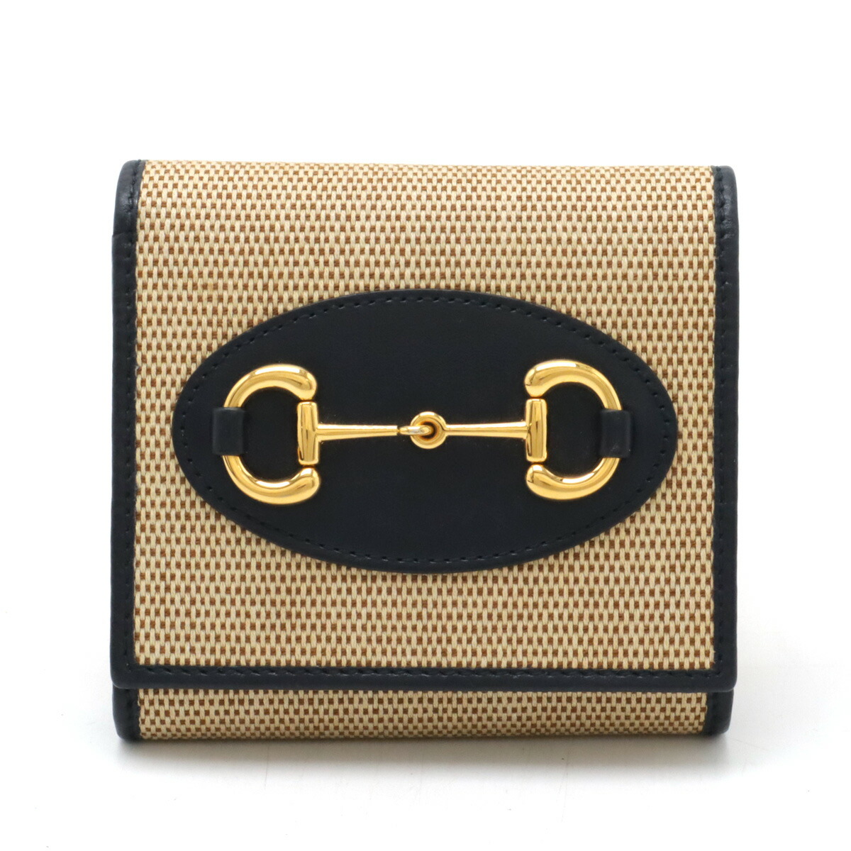 GUCCI グッチ ホースビット 1955 2つ折財布 二つ折り財布 キャンバス レザー ベージュ ネイビー ゴールド金具 日本限定 621891 楽天市場】GUCCI グッチ ホースビット 1955 2つ折財布 二つ折り財布