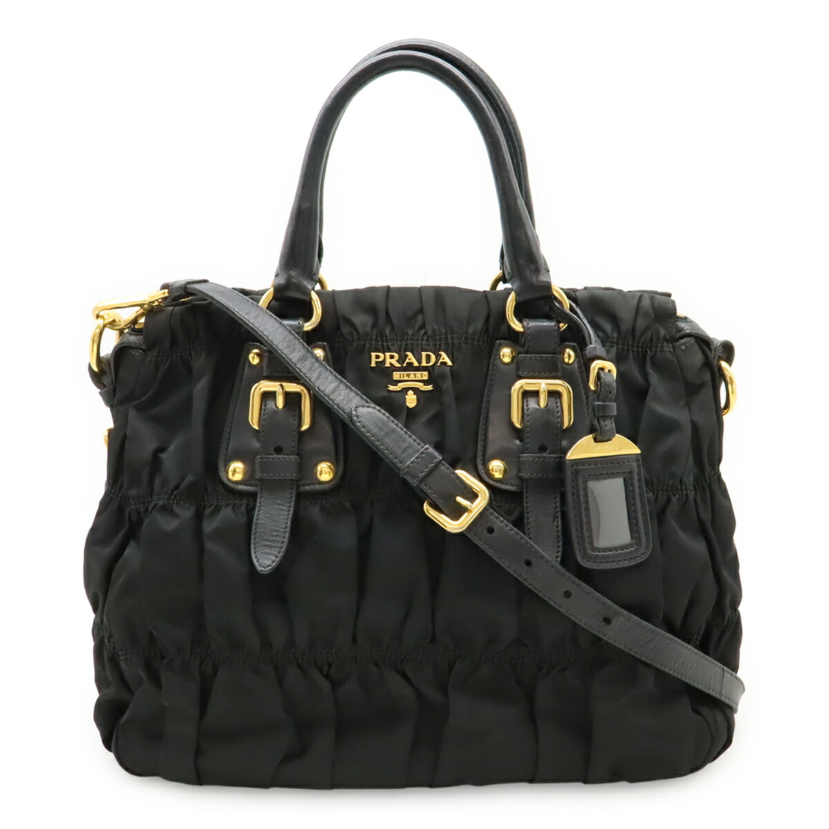 楽天市場】PRADA プラダ TESSUTO DOUBLE トートバッグ 2WAY