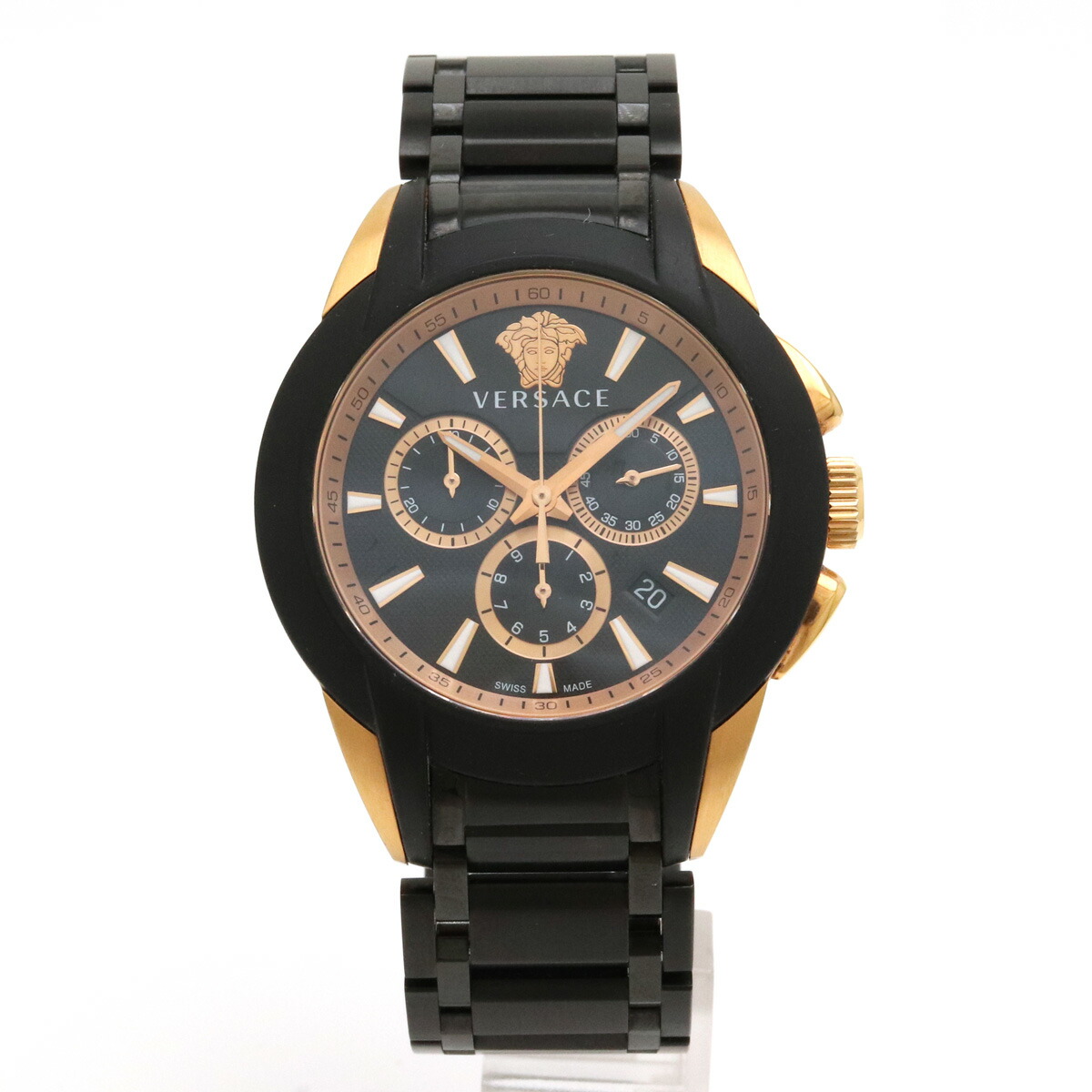 極美品✨ VERSACE ヴェルサーチ　腕時計　クォーツ　サークル　メドゥーサ ラ メデューサ / VE2R00422 |ヴェルサーチェ(Versace) | 海外