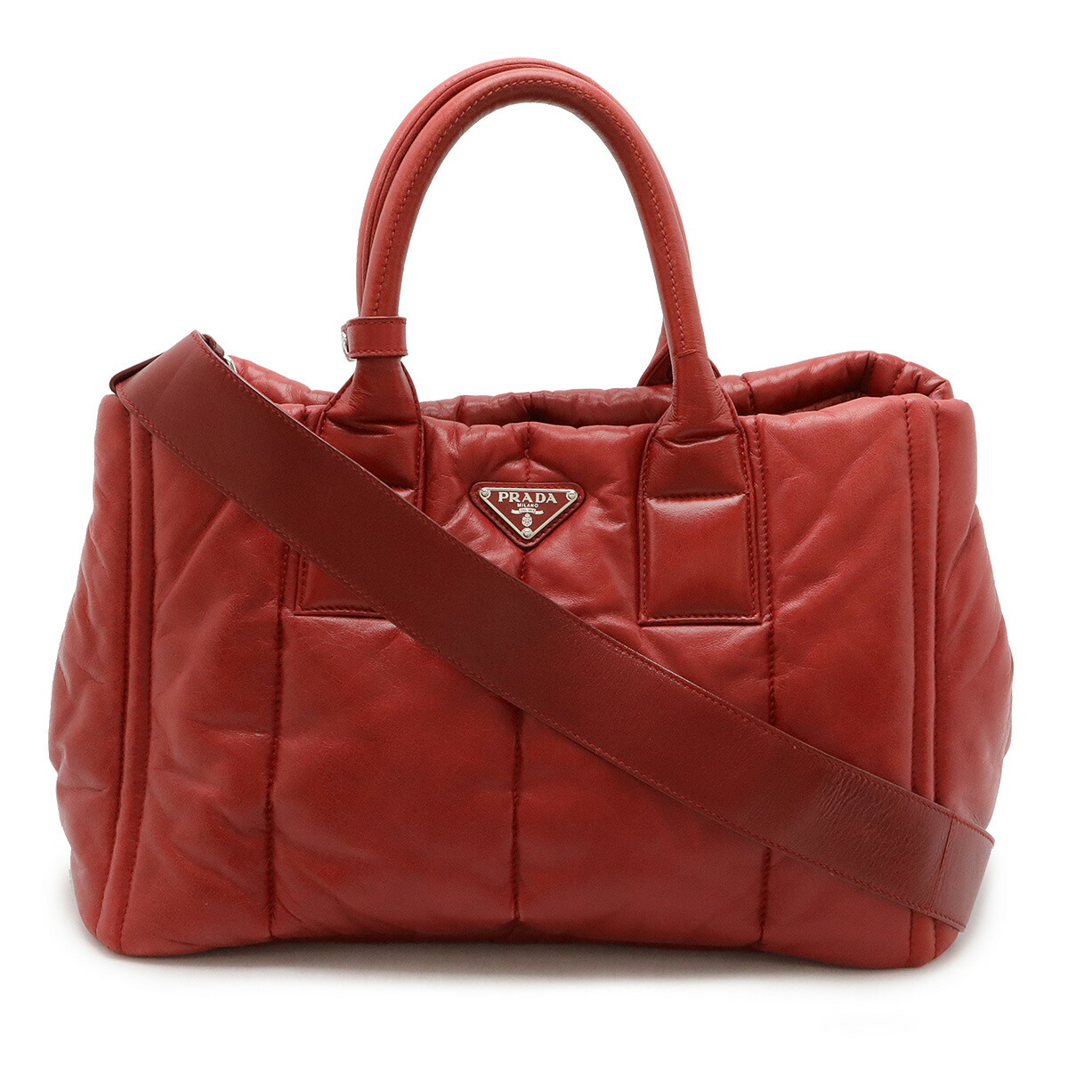 楽天市場】【バッグ】PRADA プラダ ナッパボンバー トートバッグ