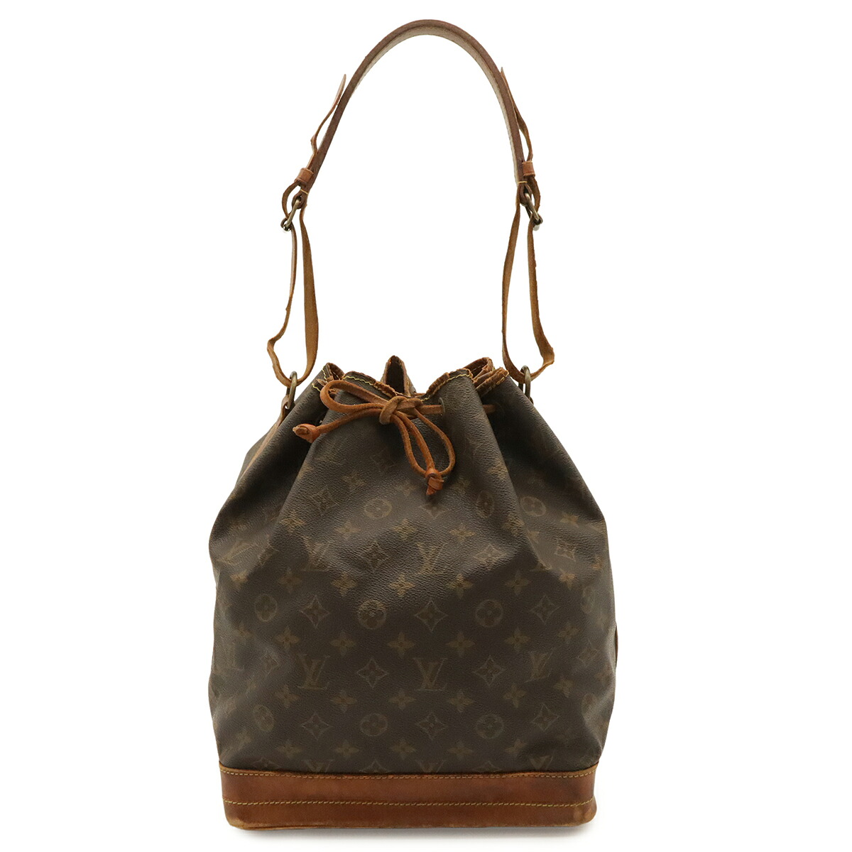 LOUIS VUITTON ルイ ヴィトン モノグラム ノエ ショルダーバッグ セミショルダー ワンショルダー 肩掛け 巾着型 M42224 【中古】｜ブルーミン／森田質店