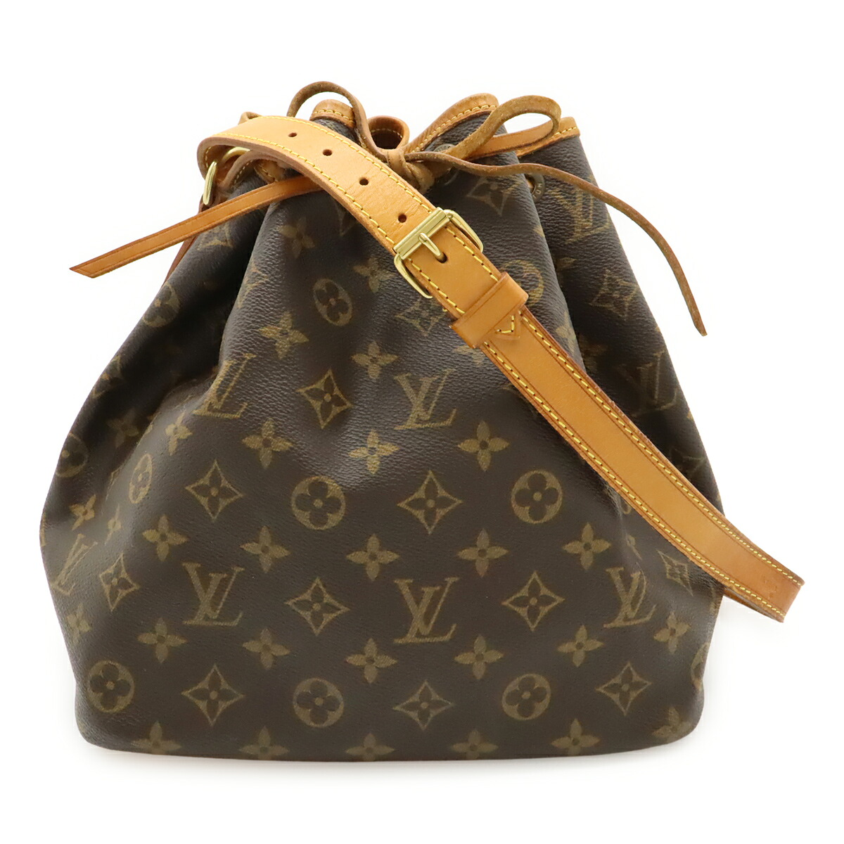 LOUIS VUITTON ルイ ヴィトン モノグラム プチノエ ショルダーバッグ セミショルダー ワンショルダー 肩掛け 巾着型 M42226 【中古】|ブルーミン/森田質店