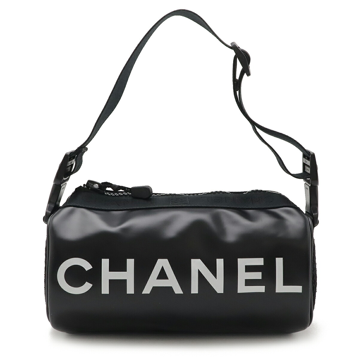 シャネル　ボストンバッグ スポーツライン ブラック　ヴィンテージ　ココマーク CHANEL ボストンバッグ【希少】シャネル スポーツライン 7番