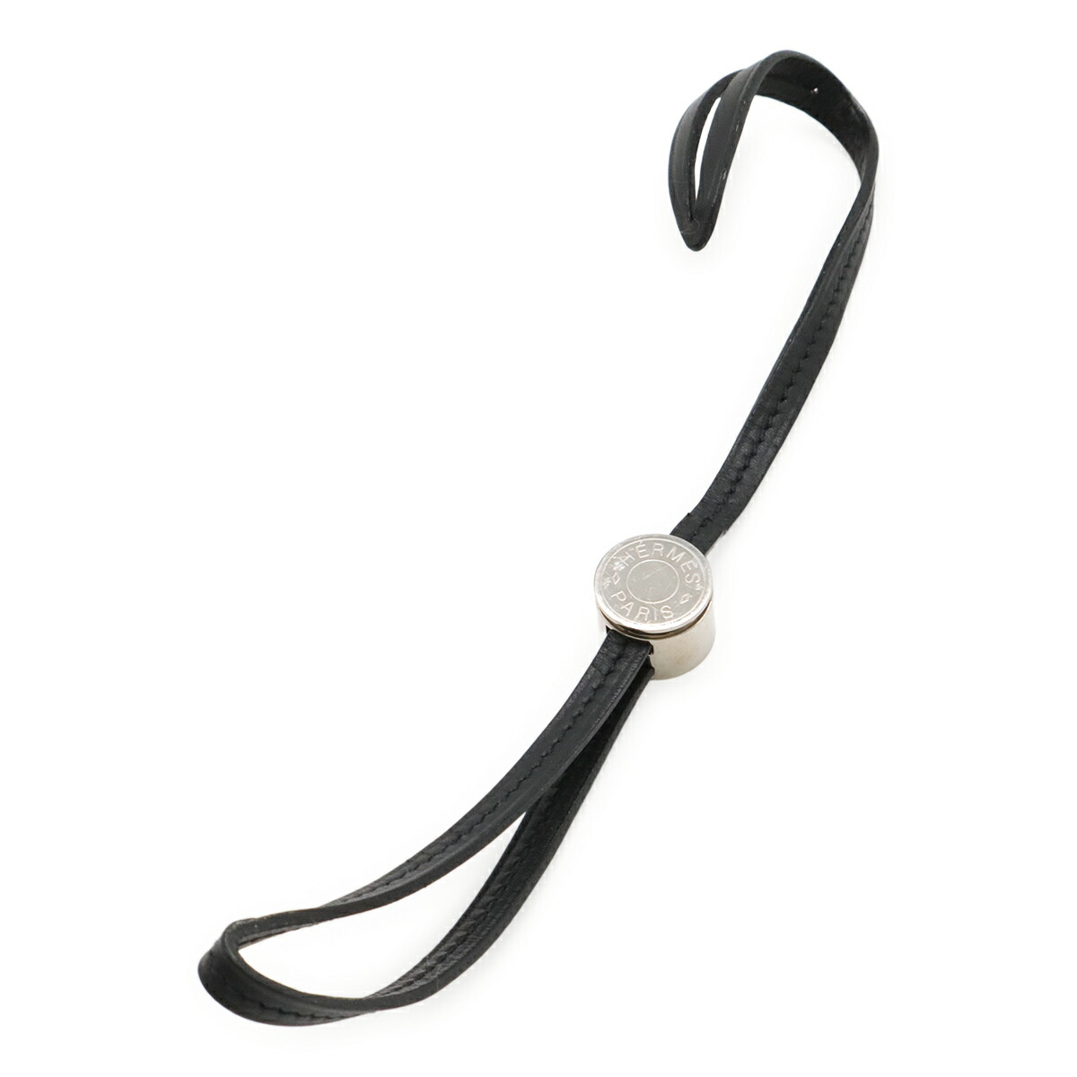 HERMES　グローブホルダー　シルバー エルメス グローブホルダー シルバー 銀 H チェーン 手袋 クリップ ロゴ