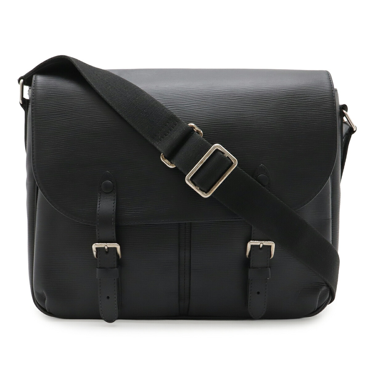 LOUIS VUITTON ルイ ヴィトン エピ クリストファー ショルダーバッグ なめし革 ノワール 黒 黒いこと M58834 【中古】