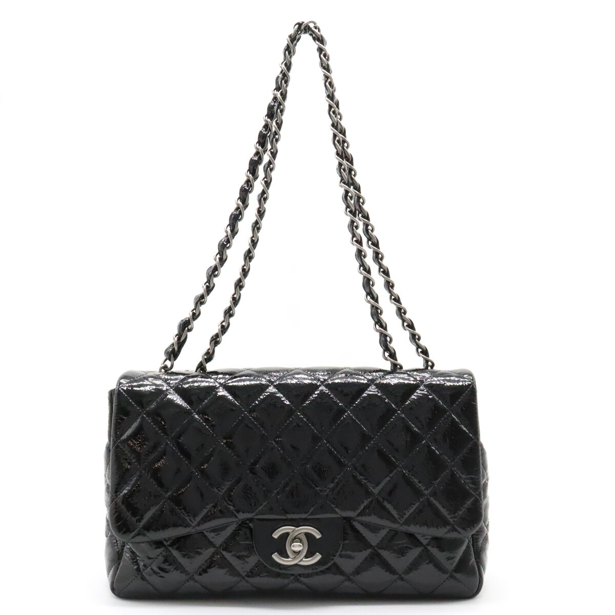 即決フォロー割！CHANEL マトラッセ パテント 黒 正規保証2672. 即決フォロー割！CHANEL マトラッセ パテント 黒 正規保証2672