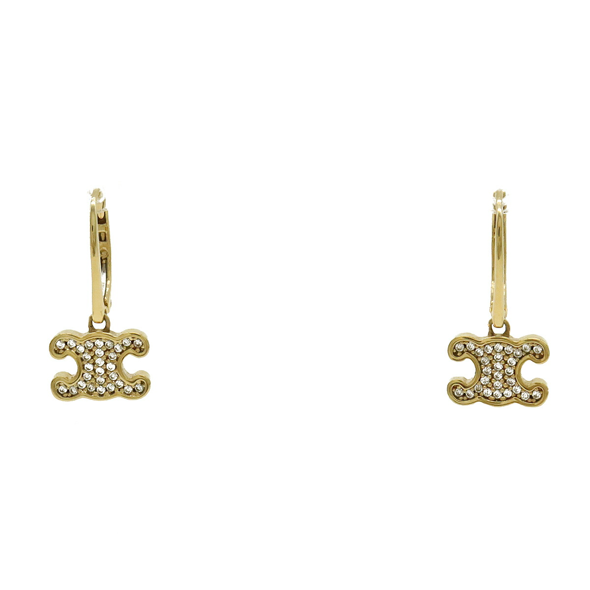 CELINE ピアス 楽天市場】CELINE セリーヌ Triomphe Mobile Earrings