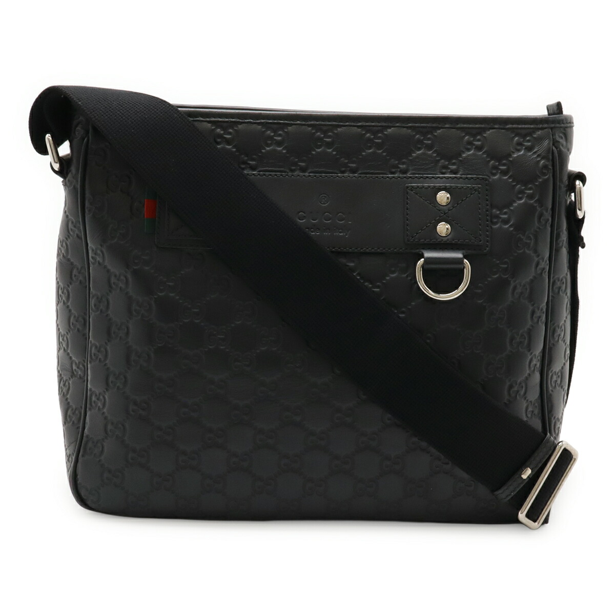 ぶーこさん専用グッチ　メッセンジャーショルダーバッグ GUCCIシマレザーメッセンジャーショルダーバッグ