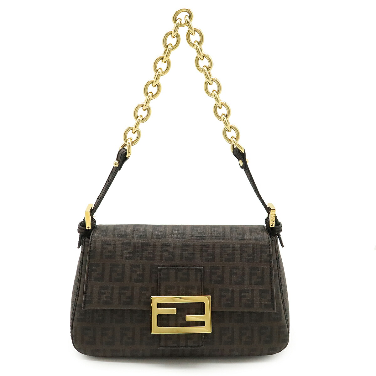 フェンディ　ブランド　ブラウン　ハンドバッグ　ズッキーノ　ミニ　お洒落 楽天市場】【バッグ】FENDI フェンディ ズッキーノ ズッカ柄