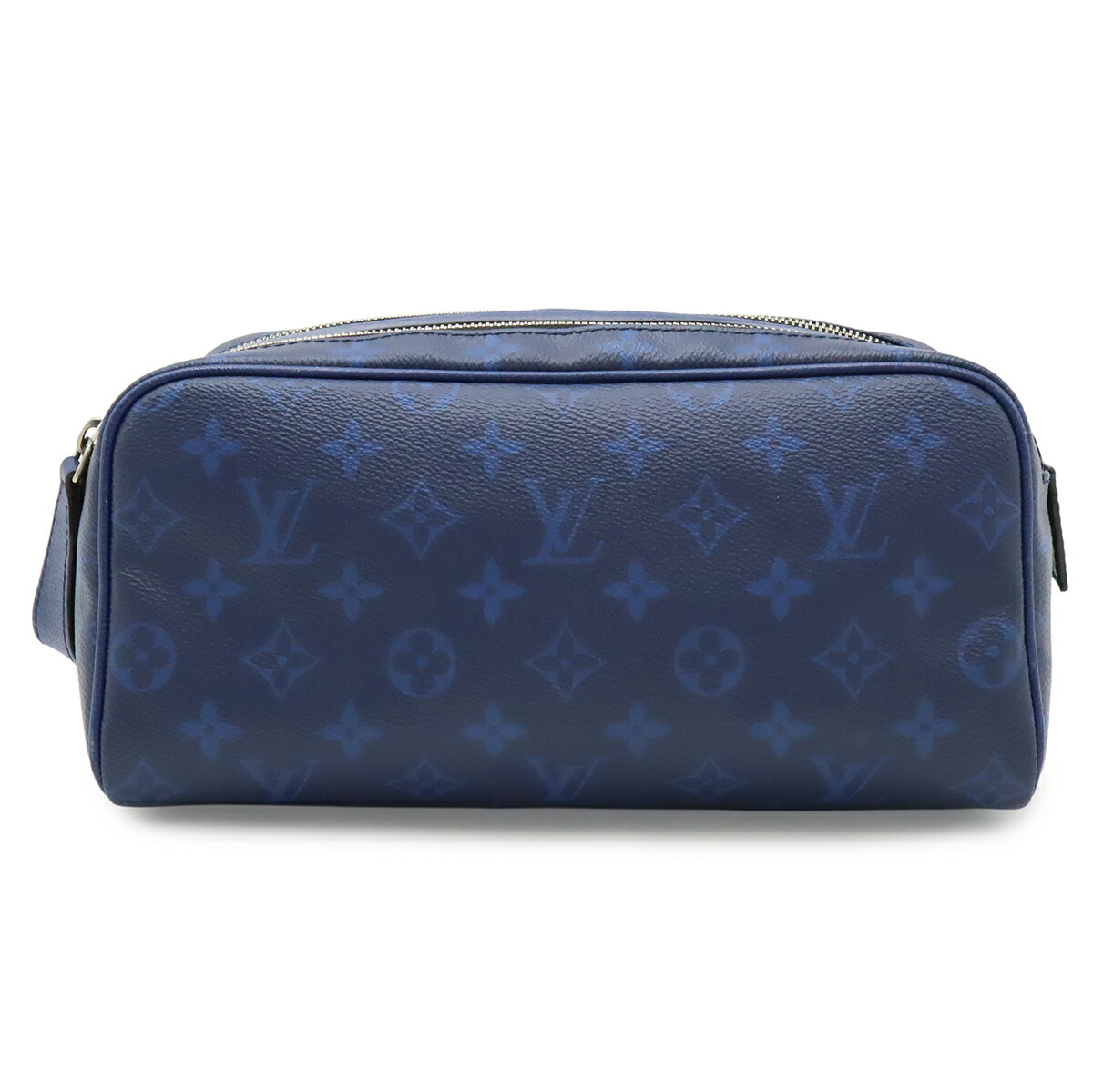 LOUIS VUITTON ルイ ヴィトン タイガラマ ドップ 一揃いの道具 二番目御徒面子 クラッチペダル御徒面子 ハンドバック 青緑色 青 青碧 M30849 【中古】