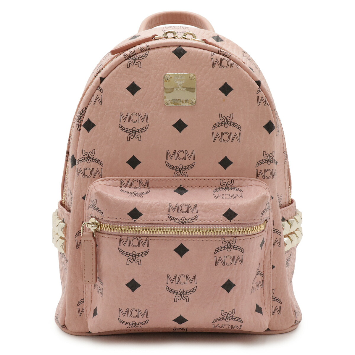 楽天市場】MCM エムシーエム リュック バックパック スタッズ 韓国