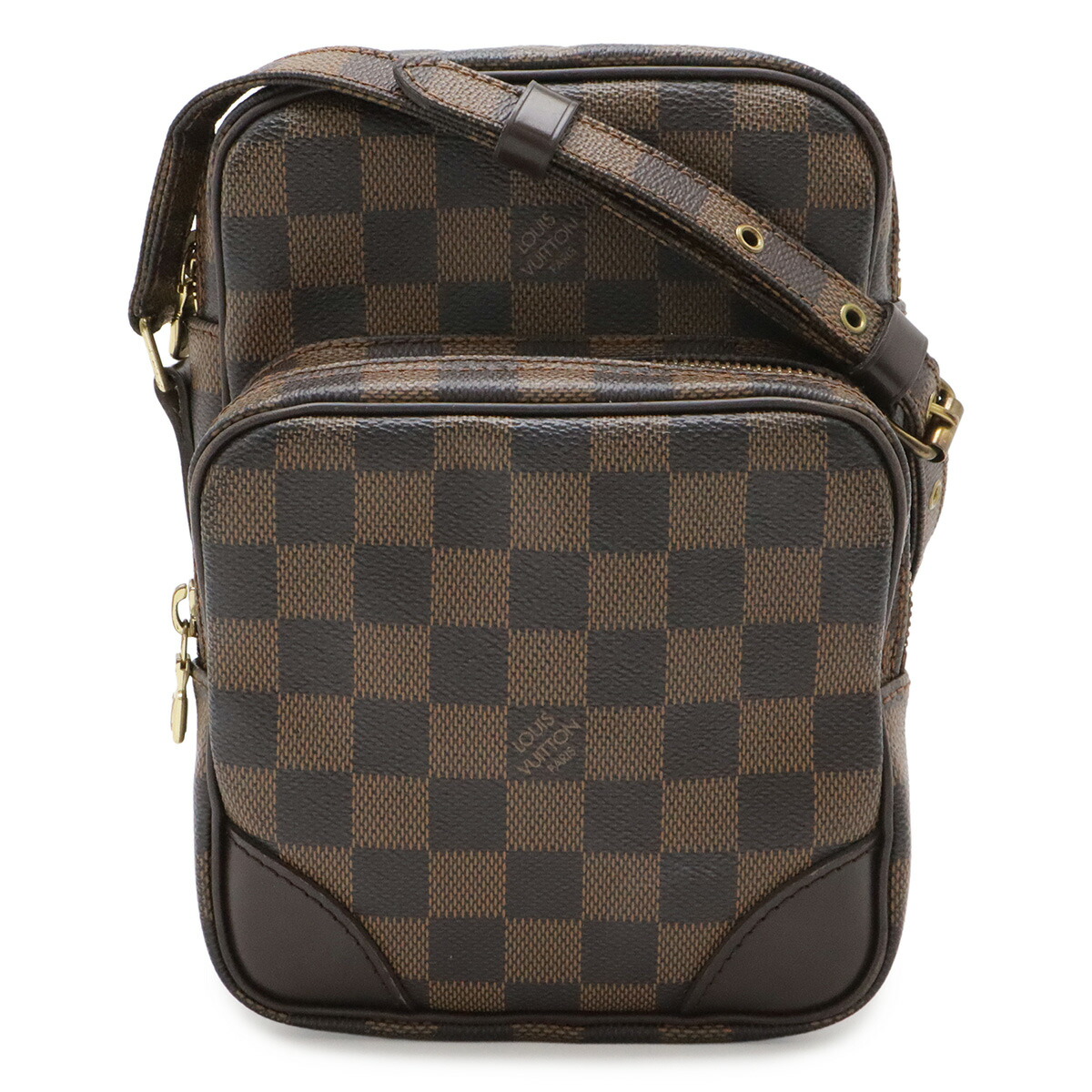 LOUIS VUITTON ルイ ヴィトン ダミエ アマゾン ショルダーバッグ 曲がった掛け 特別購入注文品 SP購入注文 N48074 【中古】