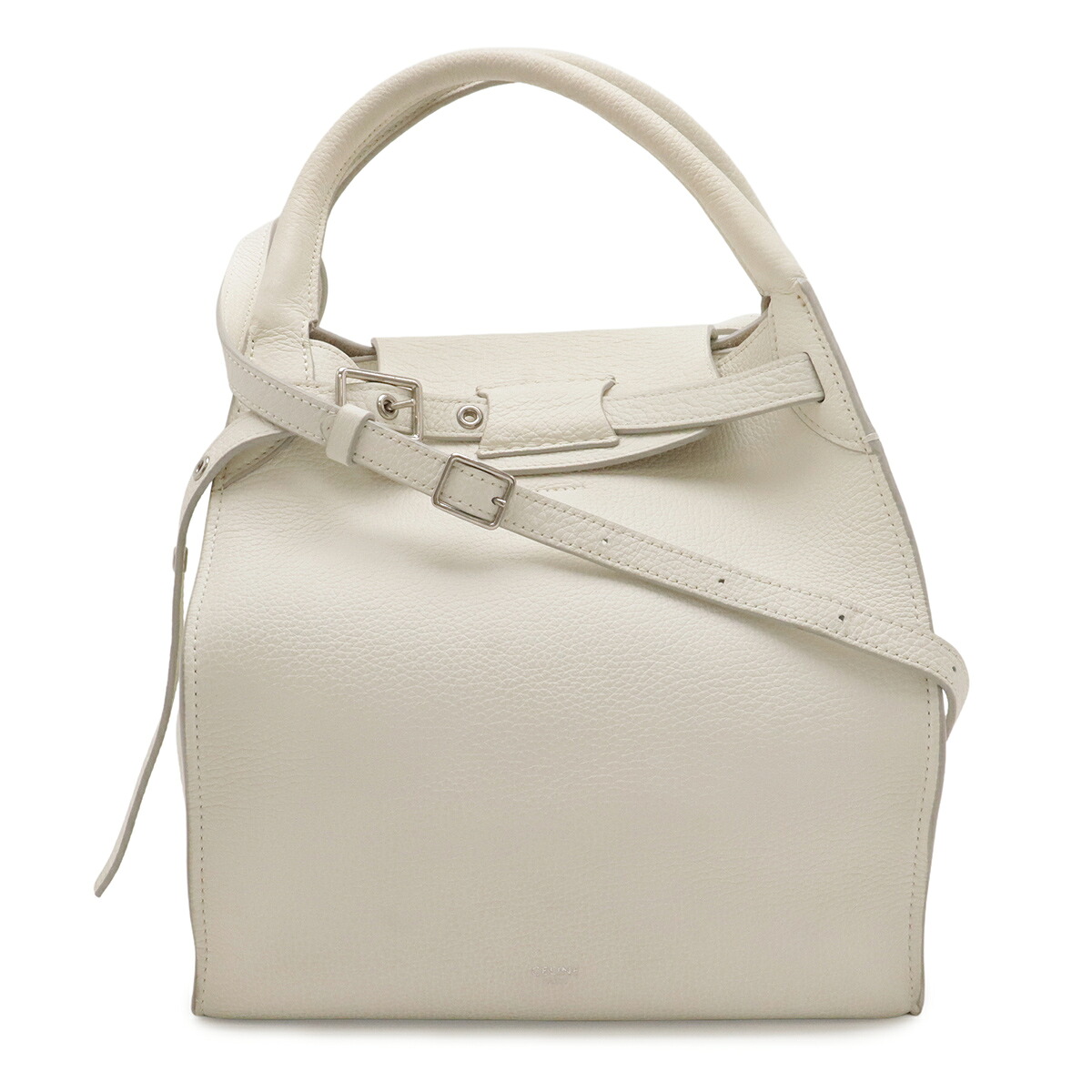 CELINE セリーヌ ビッグバッグ スモール ハンドバッグ 2WAY ショルダーバッグ 斜め掛け レザー ブラック 黒 シルバー金具 189313A4U 【中古】｜ブルーミン／森田質店