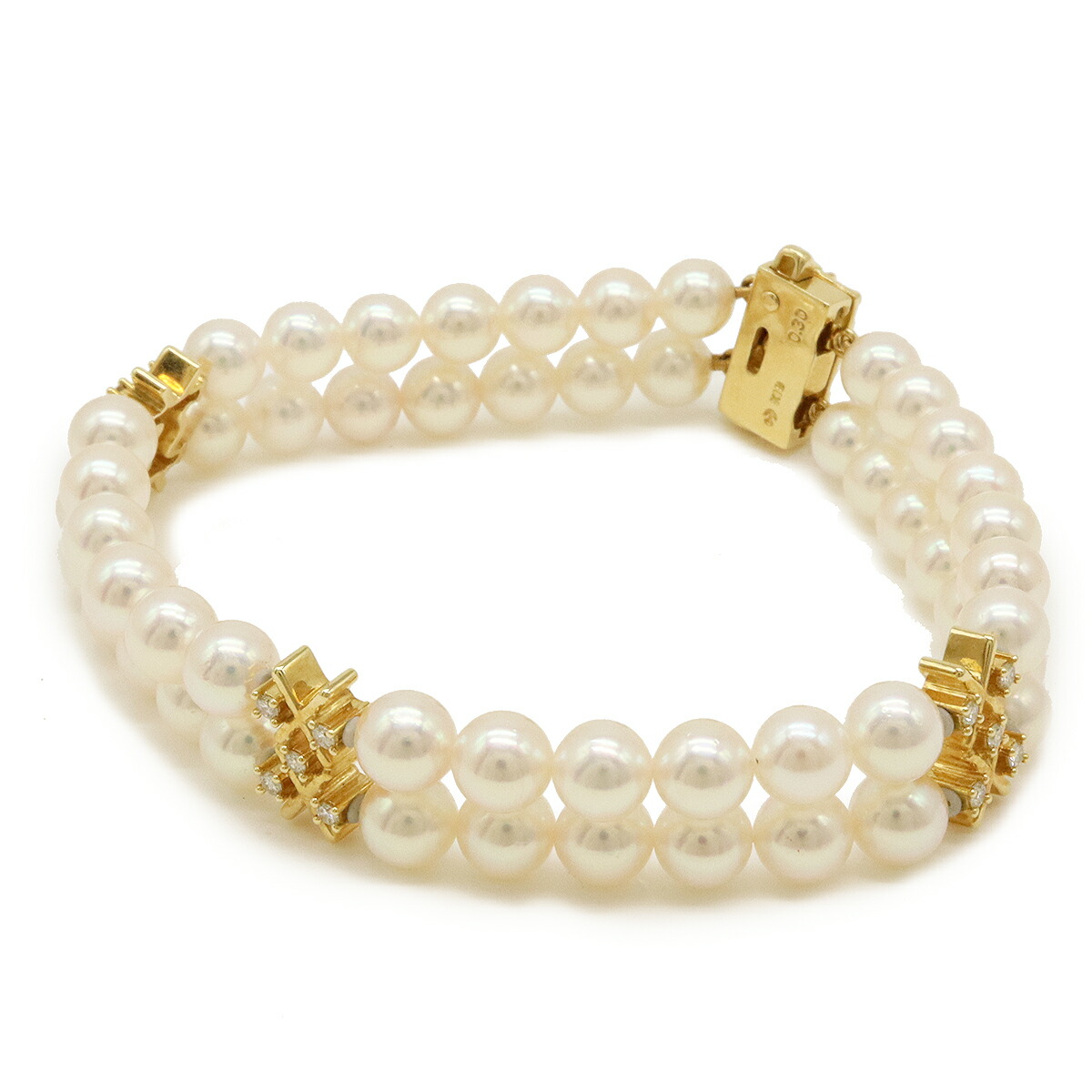 【美品】田崎真珠　TASAKI bracelet ブレスレット　パール タサキ 田崎真珠 TASAKI ブレスレット バランス チャーム