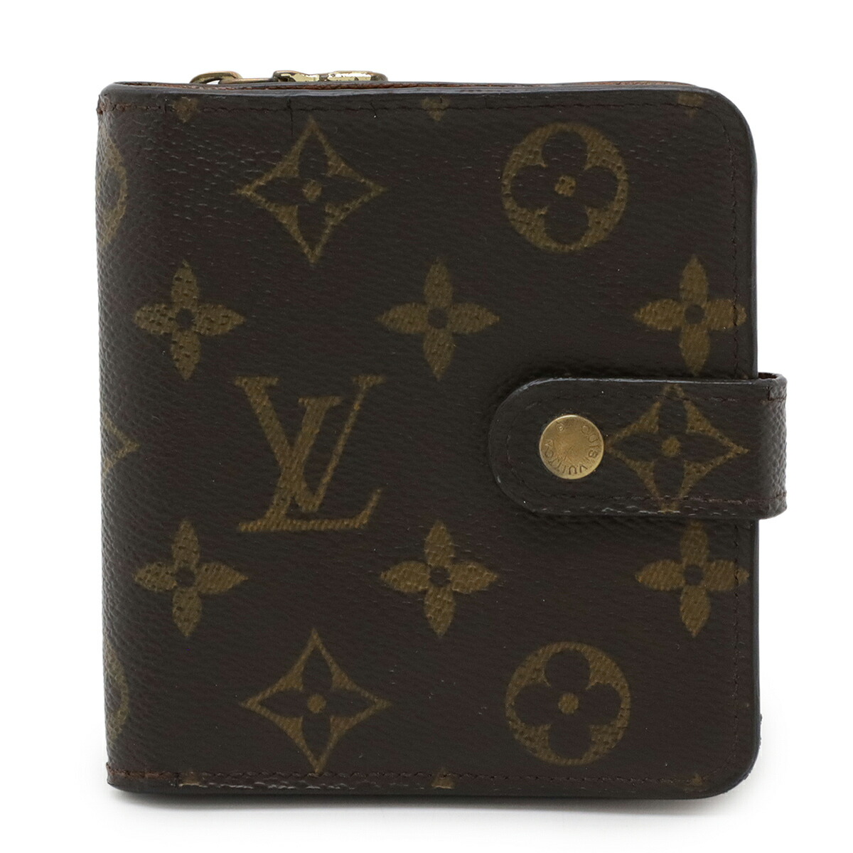 Louis Vuitton ルイヴィトン 二つ折り財布 コンパクトジップ 正規品 ブランドレンタルのBrandCity / ルイ・ヴィトン モノグラム