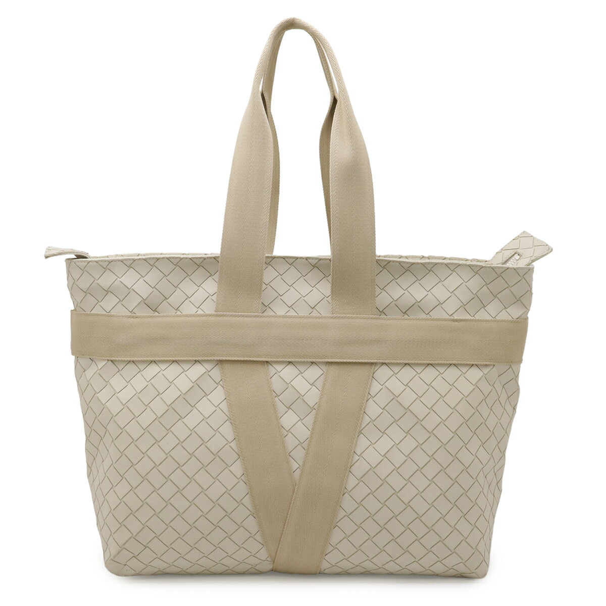 BOTTEGA VENETA ボッテガ ヴェネタ ボッテガベネタ イントレチャート スコルピート トートバッグ ラージトート ショルダーバッグ 象牙色 651681 【中古】