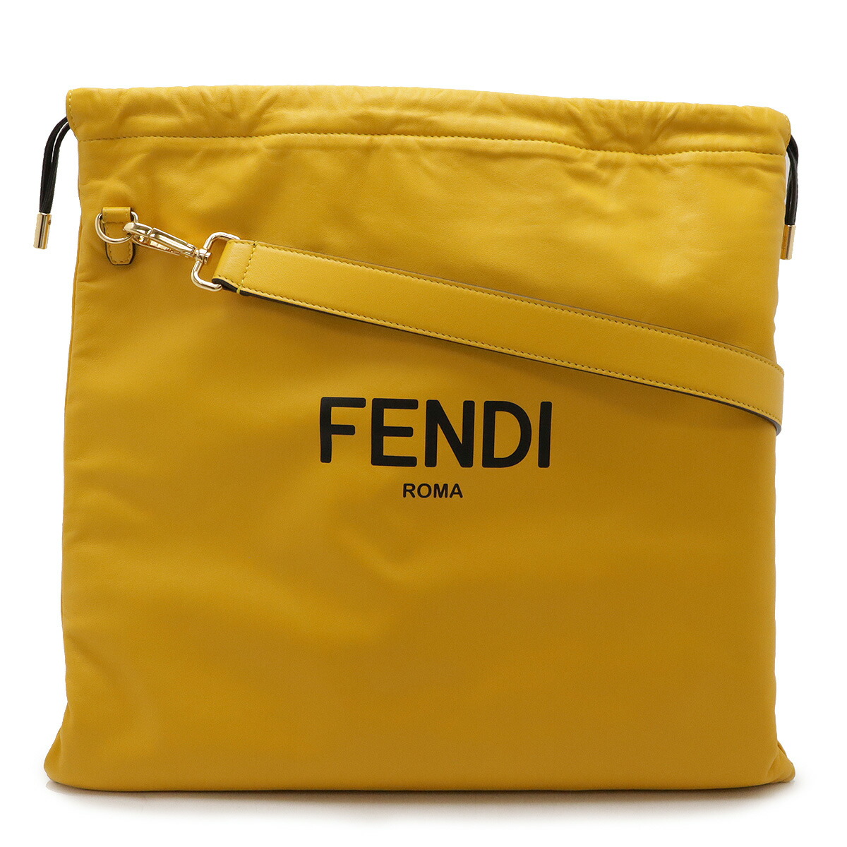 【美品】 FENDI ショルダーバッグ ペカン 巾着 ポーチ ゴールド金具 FENDI 】ショルダーバッグ ペカン柄 ゴールド金具 巾着型 ポーチ付き