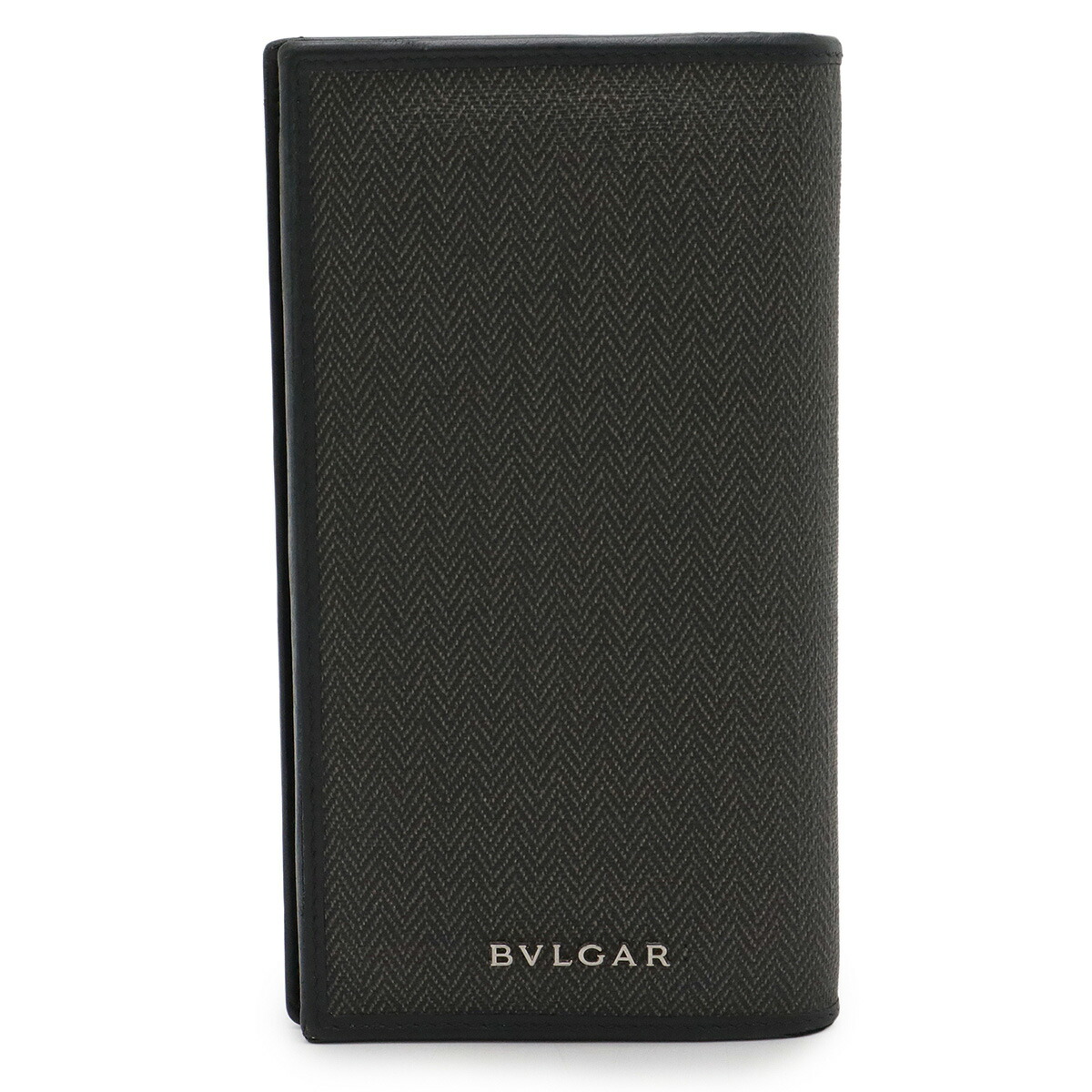 ブルガリ イタリア製 キャンバス レザー ロゴマニア 2つ折り財布 ブラック 楽天市場】ブルガリ BVLGARI 二つ折り 長財布 ロゴマニア