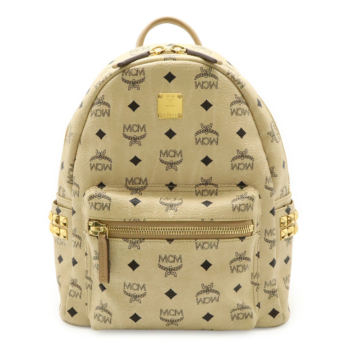 MCM ミニリュック スタッズ ゴールド リュックサック バックパック Mini Stark サイドスタッズ バックパック - ヴィセトス