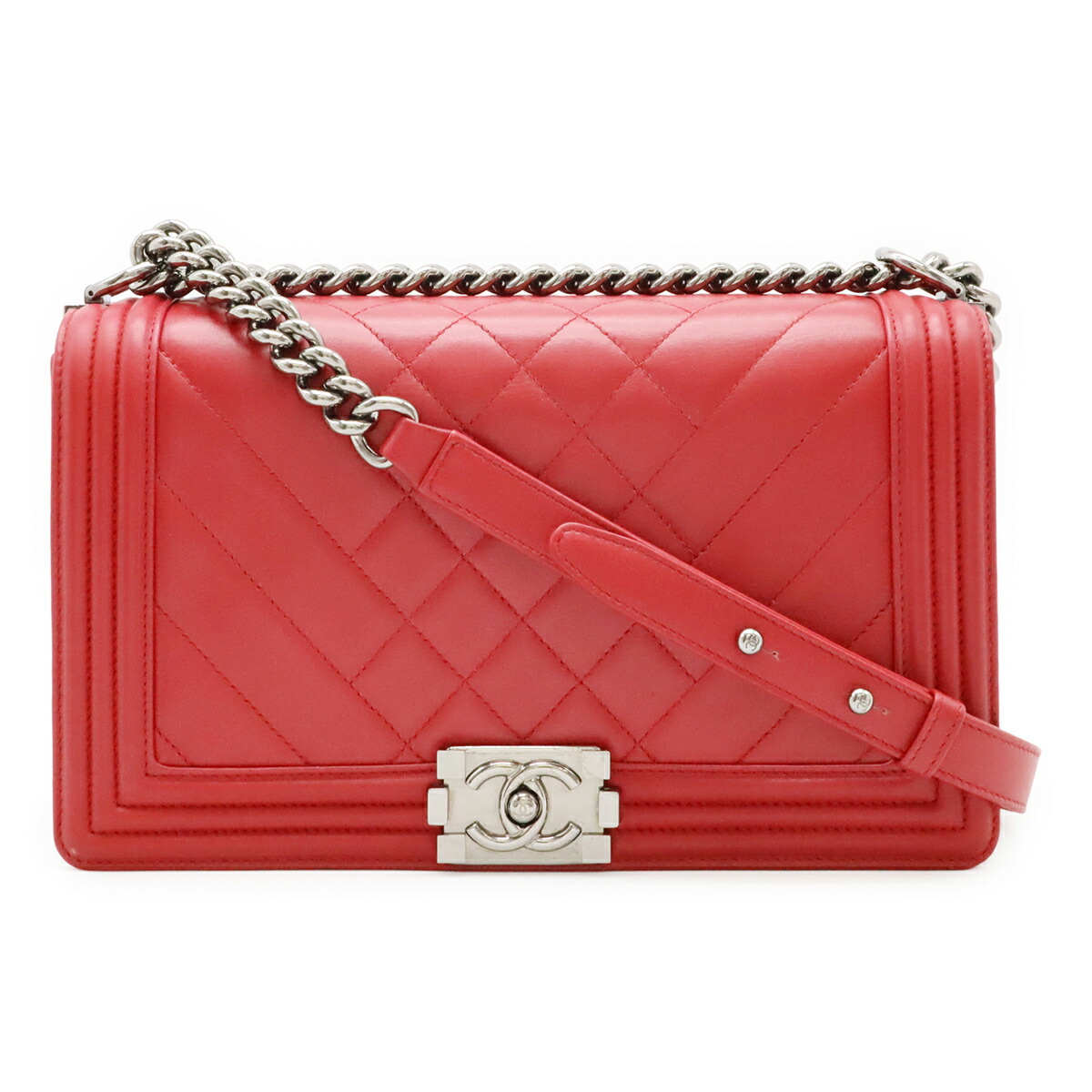 楽天市場】CHANEL シャネル ボーイシャネル マトラッセ ココマーク