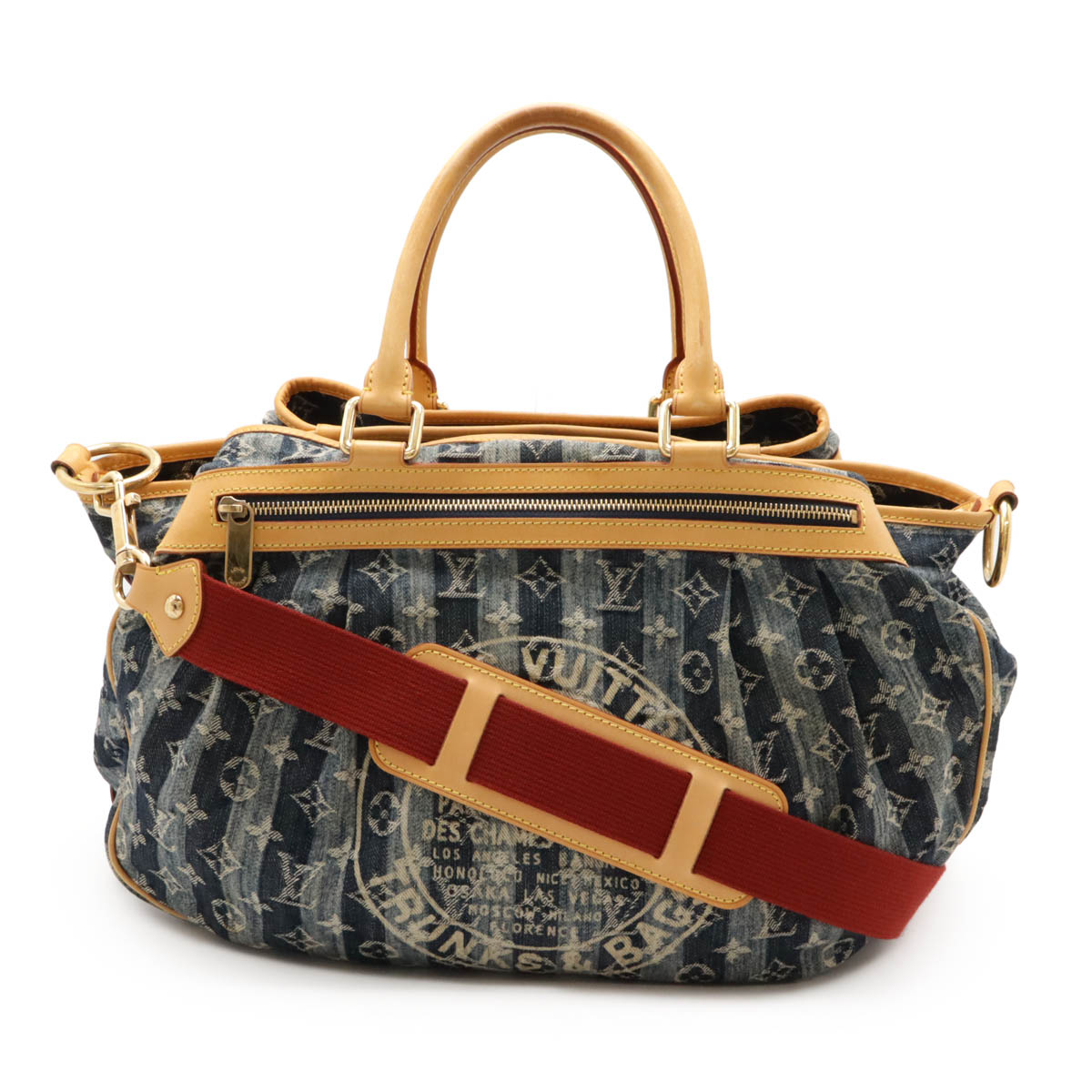 楽天市場】LOUIS VUITTON ルイ ヴィトン モノグラムデニム ポルテ